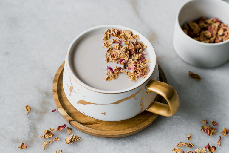 Rose Petal Chai Tea Latte
